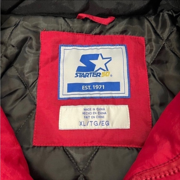 New Arizona Cardinals starter Zip / Snap Jacket - Mens XL - Picture 6 of 13